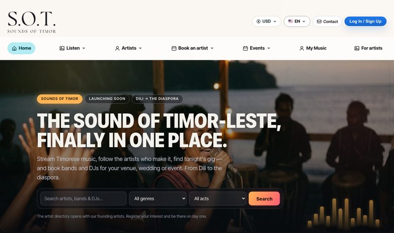Sounds of Timor homepage