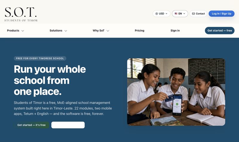 Students of Timor homepage